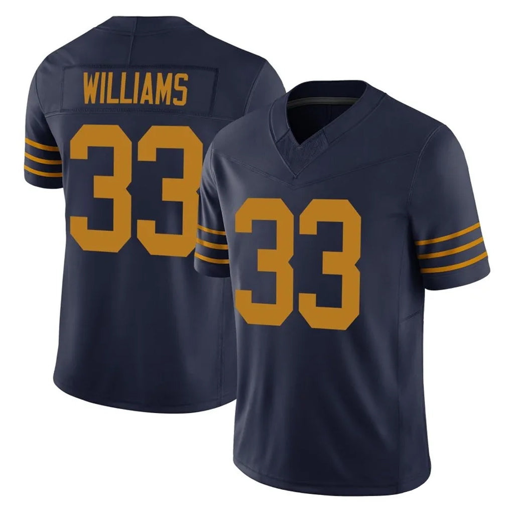 Cooneas GB.Packers #33 Evan Williams Player Navy The 1923 Classic Vapor F.U.S.E. Home Game Stitched Jerseys