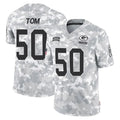 Cooneas GB.Packers #50 Zach Tom Player Arctic Camo Salute To Service Limited Stitched Jerseys