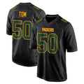 Cooneas GB.Packers #50 Zach Tom Player Black Fashion Home Game Stitched Jerseys