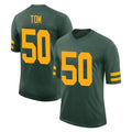Cooneas GB.Packers #50 Zach Tom Player Green Alternate Vapor Home Game Stitched Jerseys
