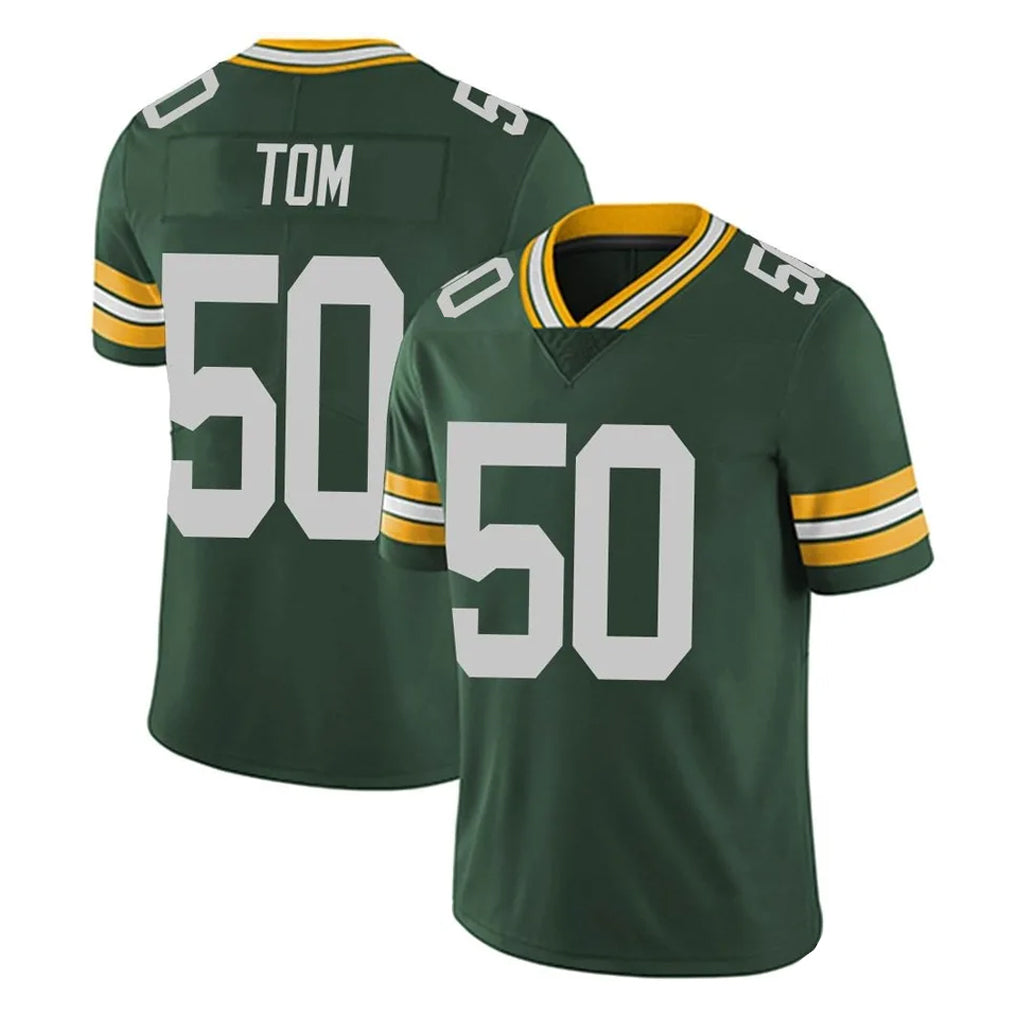 Cooneas GB.Packers #50 Zach Tom Player Green Vapor Untouchable Limited Home Game Stitched Jerseys