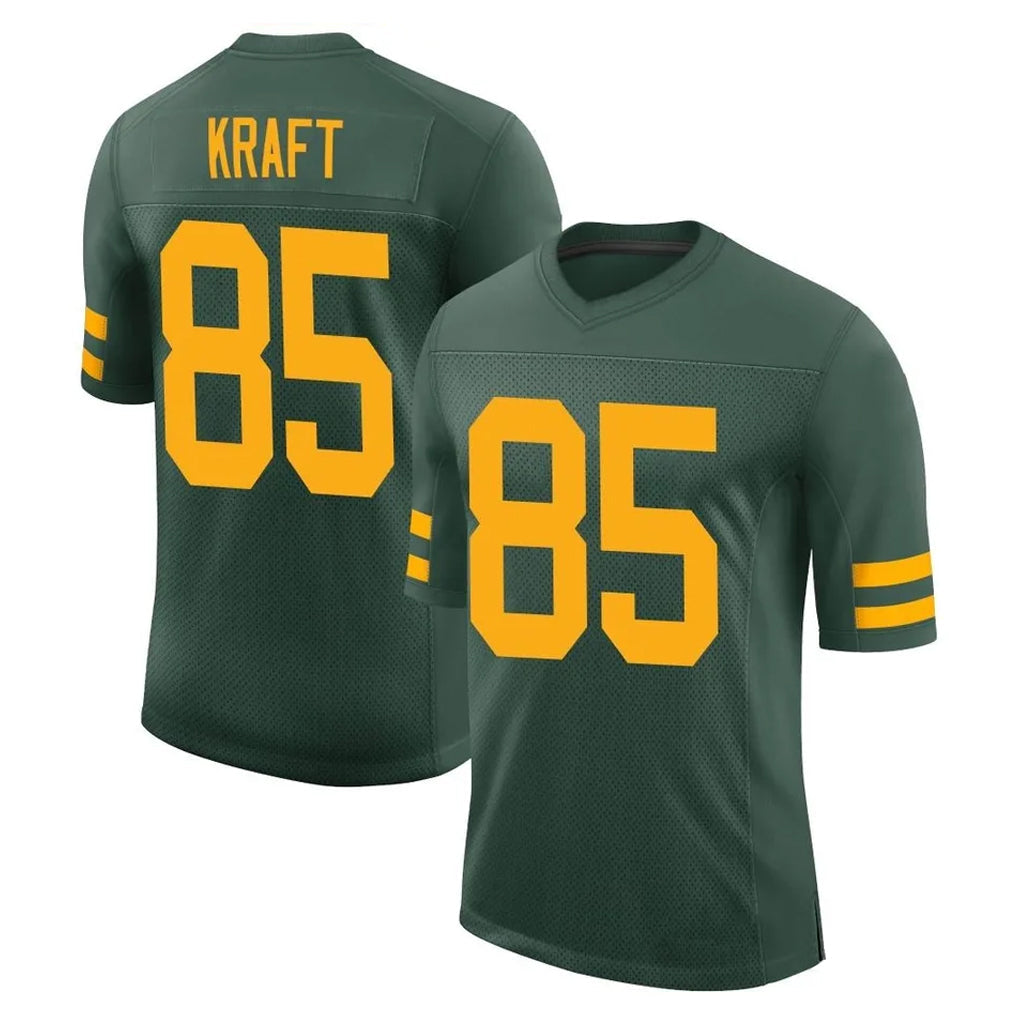 Cooneas GB.Packers #85 Tucker Kraft Player Green Alternate Vapor Home Game Stitched Jerseys