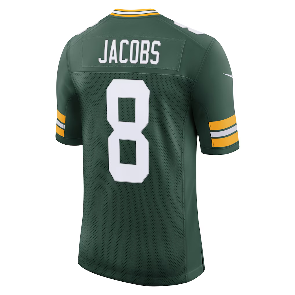 Cooneas GB.Packers #8 Josh Jacobs Green Vapor Untouchable Stitched Limited Jerseys
