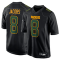 Cooneas GB.Packers #8 Josh Jacobs Player Black Fashion Game Stitched Jerseys