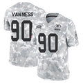 Cooneas GB.Packers #90 Lukas Van Ness Player Arctic Camo Salute To Service Limited Stitched Jerseys