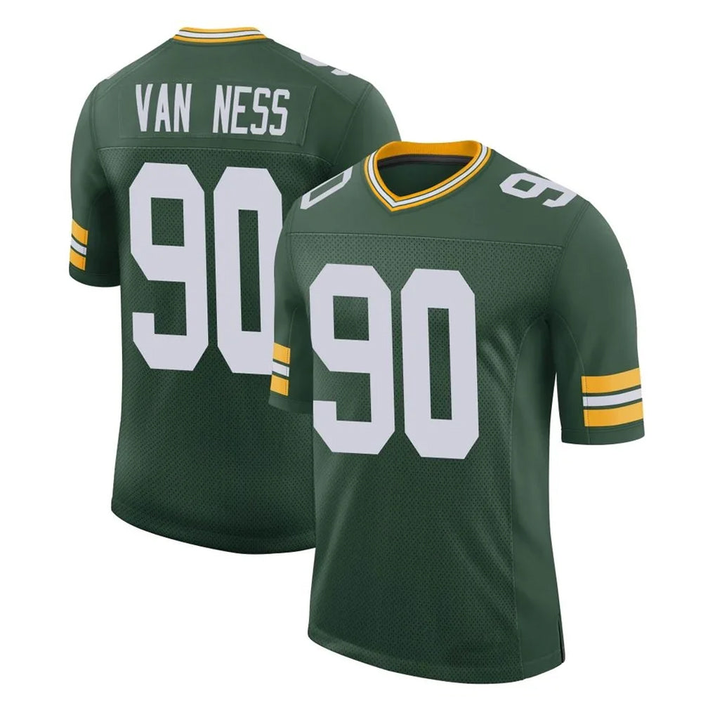 Cooneas GB.Packers #90 Lukas Van Ness Player Green Limited Classic Home Game Stitched Jerseys