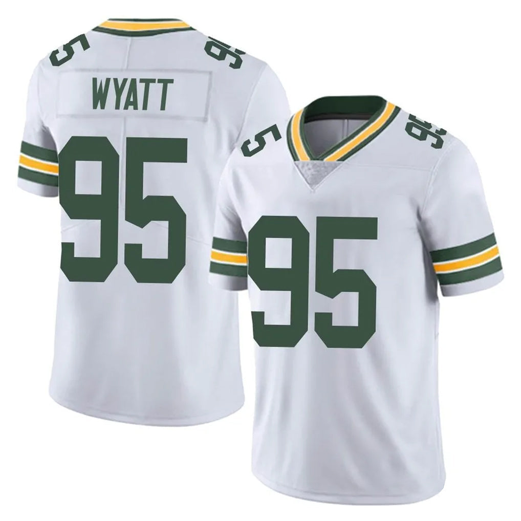 Cooneas GB.Packers #95 Devonte Wyatt Player White Vapor Untouchable Limited Home Game Stitched Jerseys