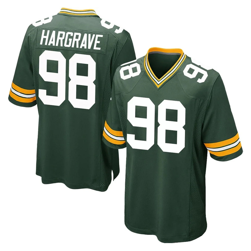 Cooneas GB.Packers #98 Javon Hargrave Player Green Home Game Stitched Jerseys