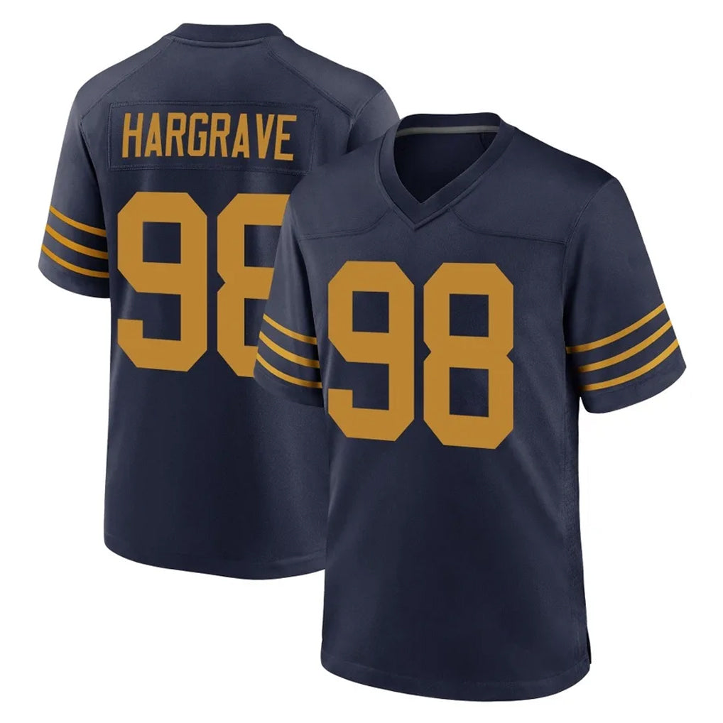 Cooneas GB.Packers #98 Javon Hargrave Player Navy The 1923 Classic Home Game Stitched Jerseys