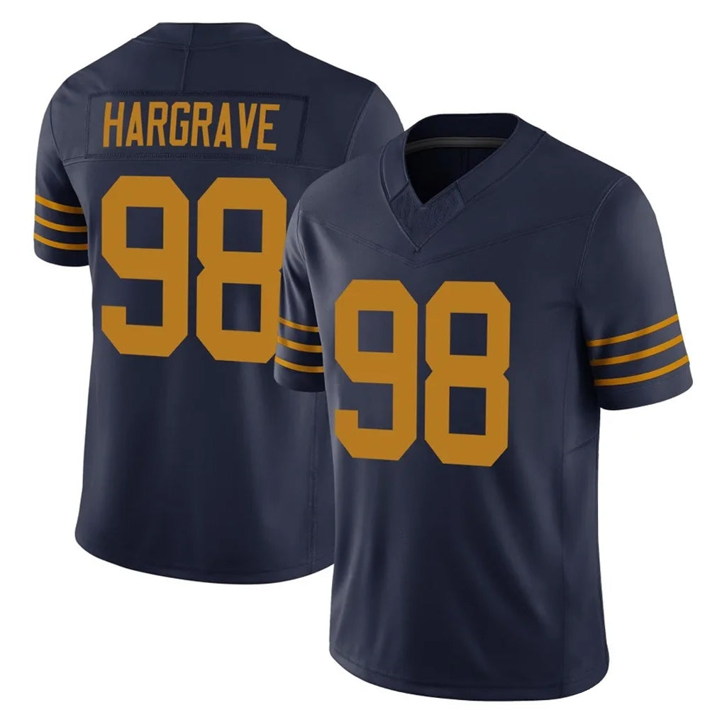 Cooneas GB.Packers #98 Javon Hargrave Player Navy The 1923 Classic Vapor F.U.S.E. Home Game Stitched Jerseys