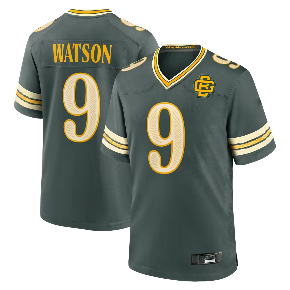 Cooneas GB.Packers #9 Christian Watson Green 2026 Rivalries Collection Game Stitched Jerseys