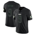 Cooneas GB.Packers #9 Christian Watson Player Black Impact Limited Home Game Stitched Jerseys