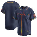 Cooneas H.Astros Navy City Connect Limited Home Blank Player Stitched Jerseys