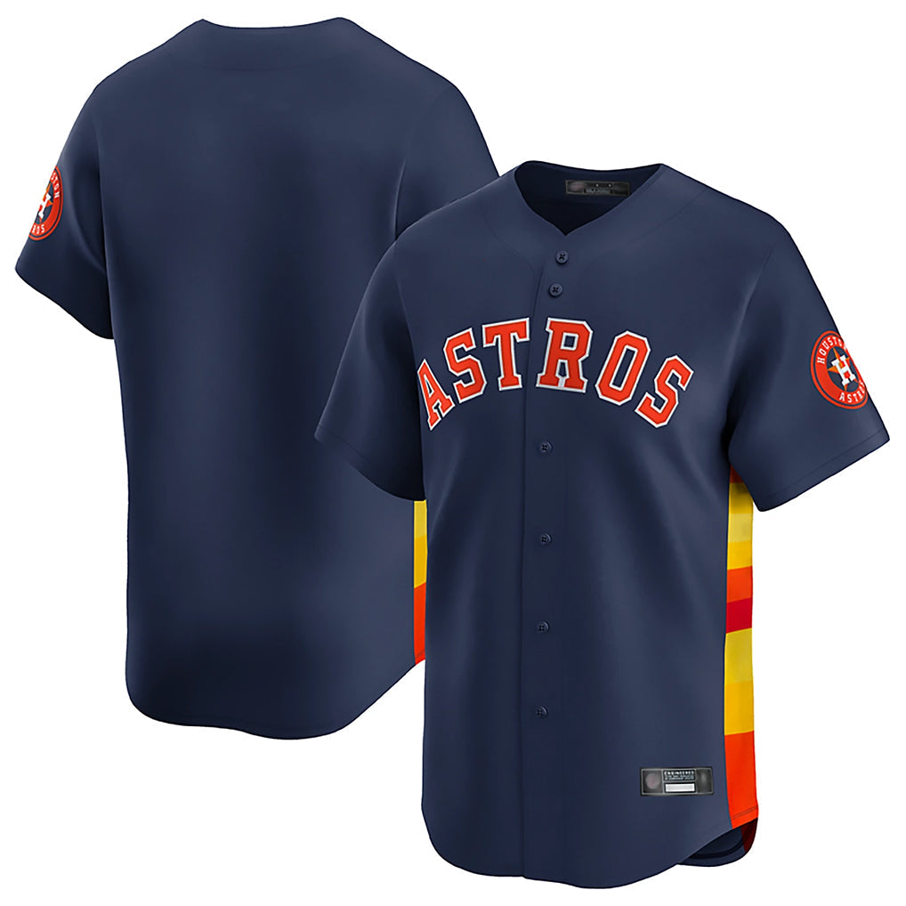 Cooneas H.Astros Navy Home Limited Blank Player Stitched Jerseys