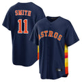 Cooneas H.Astros #11 Cam Smith Player Navy Home Game Stitched Jerseys