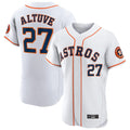 Cooneas H.Astros #27 Jose Altuve Player White Limited Elite Home Stitched Jerseys
