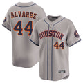 Cooneas H.Astros #44 Yordan Alvarez Player Gray Home Limited Stitched Jerseys