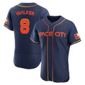Cooneas H.Astros #8 Christian Walker Player Navy City Connect Limited Elite Home Stitched Jerseys