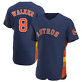 Cooneas H.Astros #8 Christian Walker Player Navy Home Limited Elite Stitched Jerseys