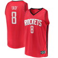 Cooneas H.Rockets #8 Jae'Sean Tate Red Fast Break Replica Stitched Jerseys-Icon Edition
