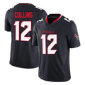 Cooneas H.Texans #12 Nico Collins Player Navy Limited Vapor F.U.S.E. Home Game Stitched Jerseys