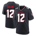 Cooneas H.Texans #12 Nico Collins Player Navy Team Home Game Stitched Jerseys