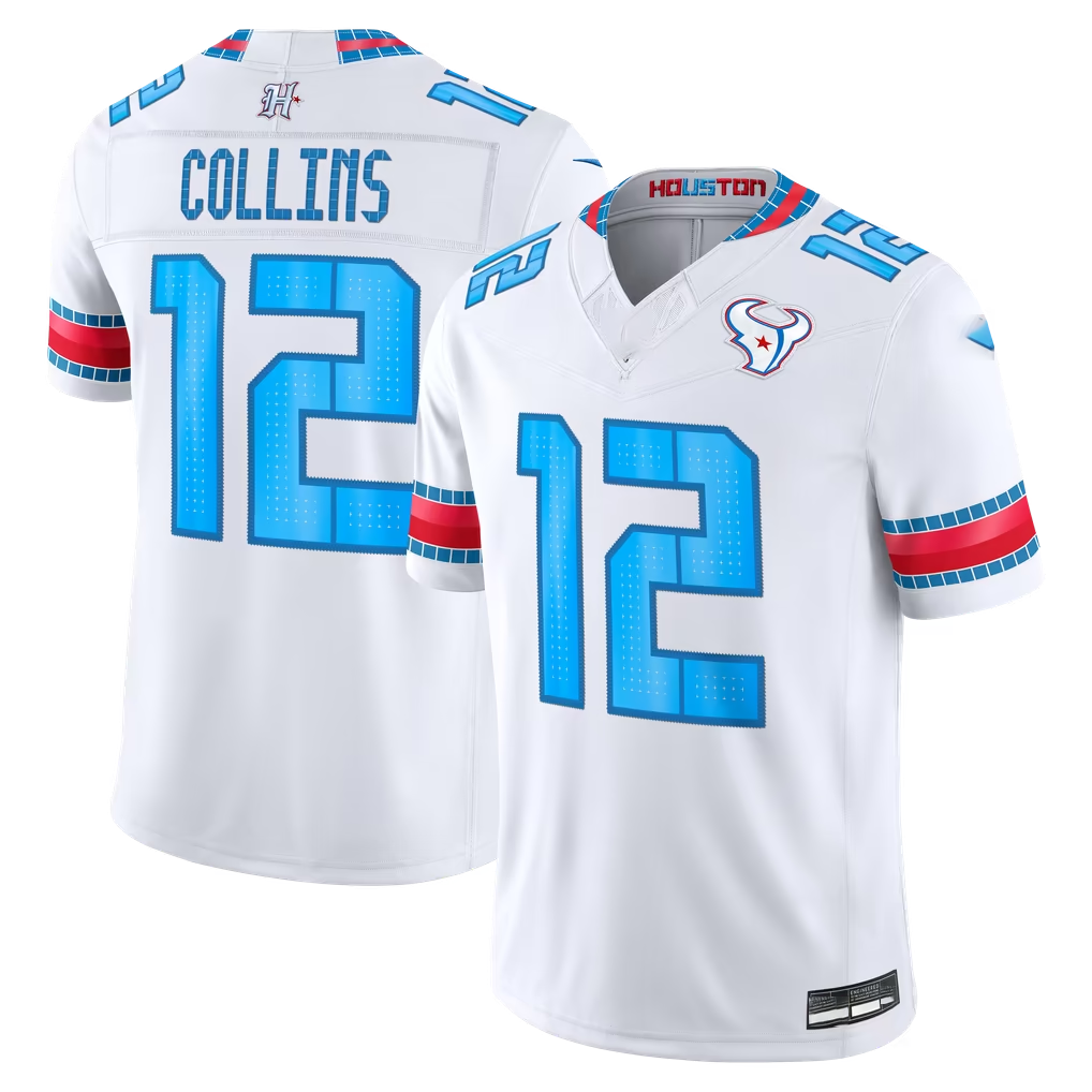 Cooneas H.Texans #12 Nico Collins White 2026 Rivalries Collection Limited Stitched Jerseys