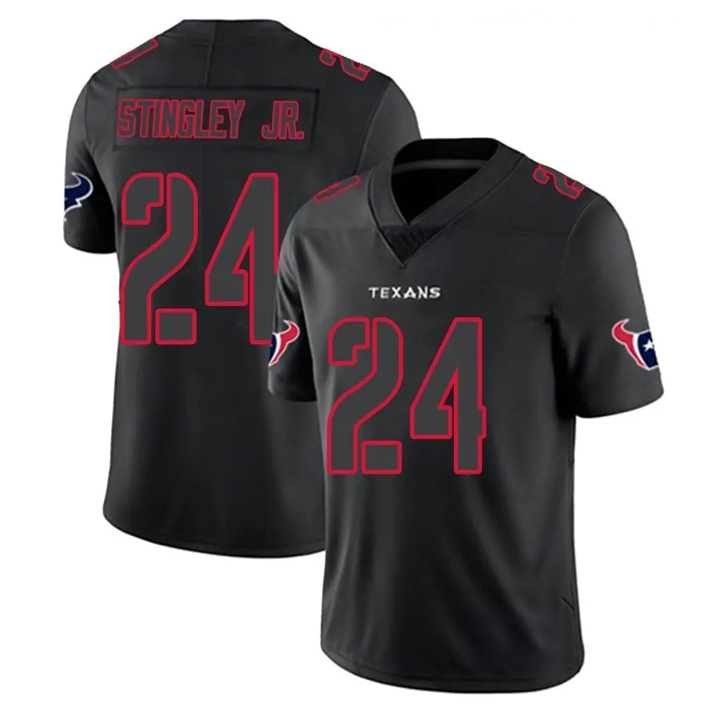 Cooneas H.Texans #24 Derek Stingley Jr. Player Black Impact Limited Game Stitched Jerseys