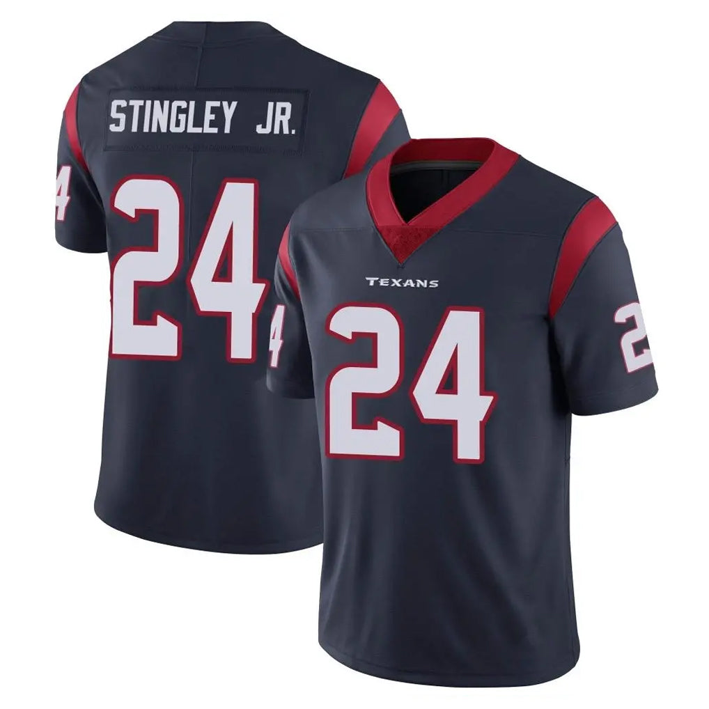 Cooneas H.Texans #24 Derek Stingley Jr. Player Navy Limited Vapor Untouchable Home Game Stitched Jerseys