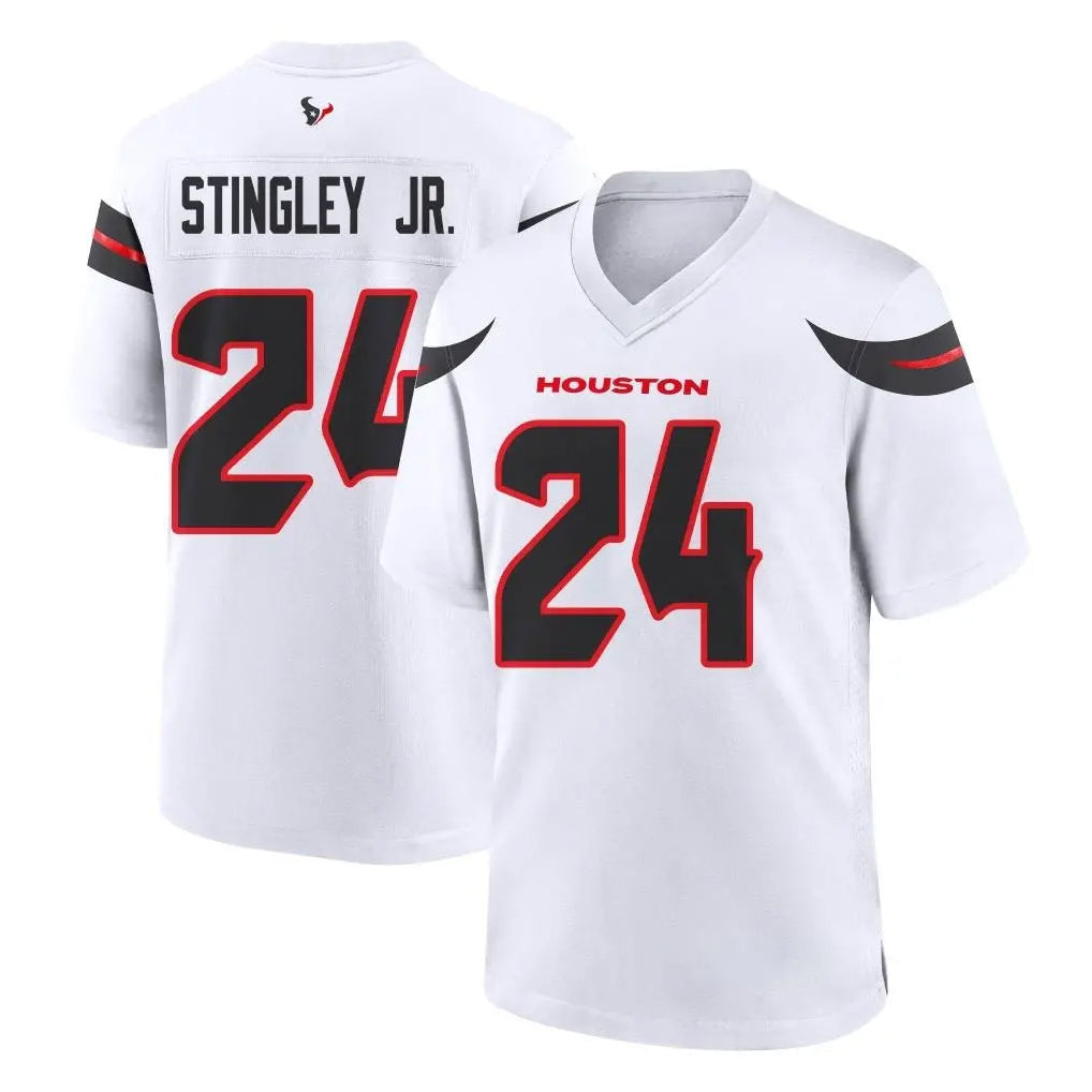 Cooneas H.Texans #24 Derek Stingley Jr. Player White Home Game Stitched Jerseys