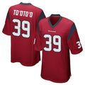 Cooneas H.Texans #39 Henry To'oTo'o Player Red Home Game Stitched Jerseys