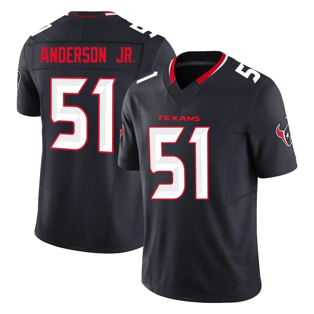 Cooneas H.Texans #51 Will Anderson Jr. Player Navy Limited Alternate Vapor F.U.S.E. Home Game Stitched Jerseys