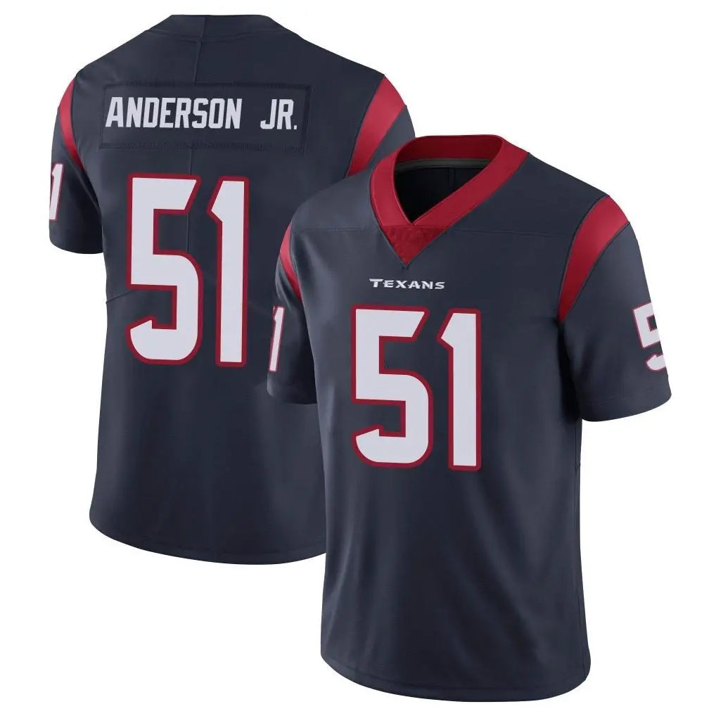 Cooneas H.Texans #51 Will Anderson Jr. Player Navy Limited Vapor Untouchable Home Game Stitched Jerseys