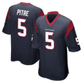 Cooneas H.Texans #5 Jalen Pitre Player Navy Home Game Stitched Jerseys