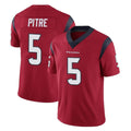 Cooneas H.Texans #5 Jalen Pitre Player Red Limited Vapor Untouchable Home Game Stitched Jerseys