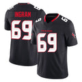Cooneas H.Texans #69 Ed Ingram Player Navy Limited Alternate Vapor F.U.S.E. Home Game Stitched Jerseys