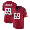 Cooneas H.Texans #69 Ed Ingram Player Red Limited Vapor Untouchable Home Game Stitched Jerseys