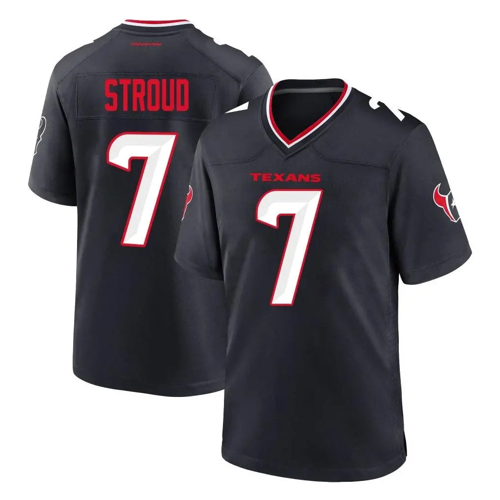 Cooneas H.Texans #7 CJ Stroud Player Navy Team Home Game Stitched Jerseys