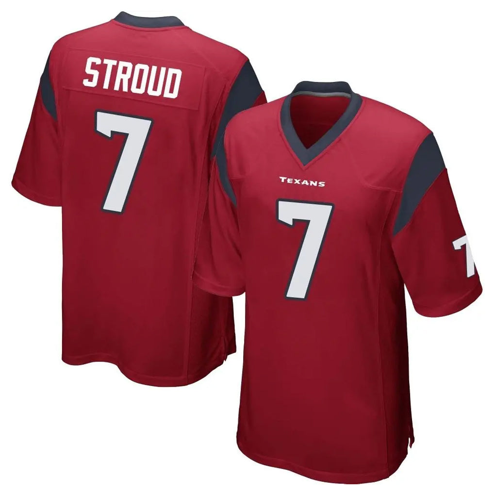 Cooneas H.Texans #7 CJ Stroud Player Red Home Game Stitched Jerseys