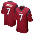 Cooneas H.Texans #7 CJ Stroud Player Red Home Game Stitched Jerseys