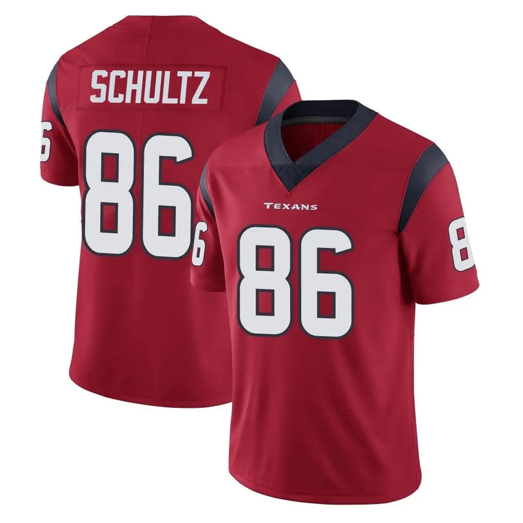 Cooneas H.Texans #86 Dalton Schultz Player Red Limited Vapor Untouchable Home Game Stitched Jerseys
