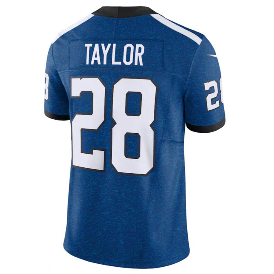 Cooneas IN.Colts #28 Jonathan Taylor Blue Vapor F.U.S.E. Limited Jersey American Stitched Jersey