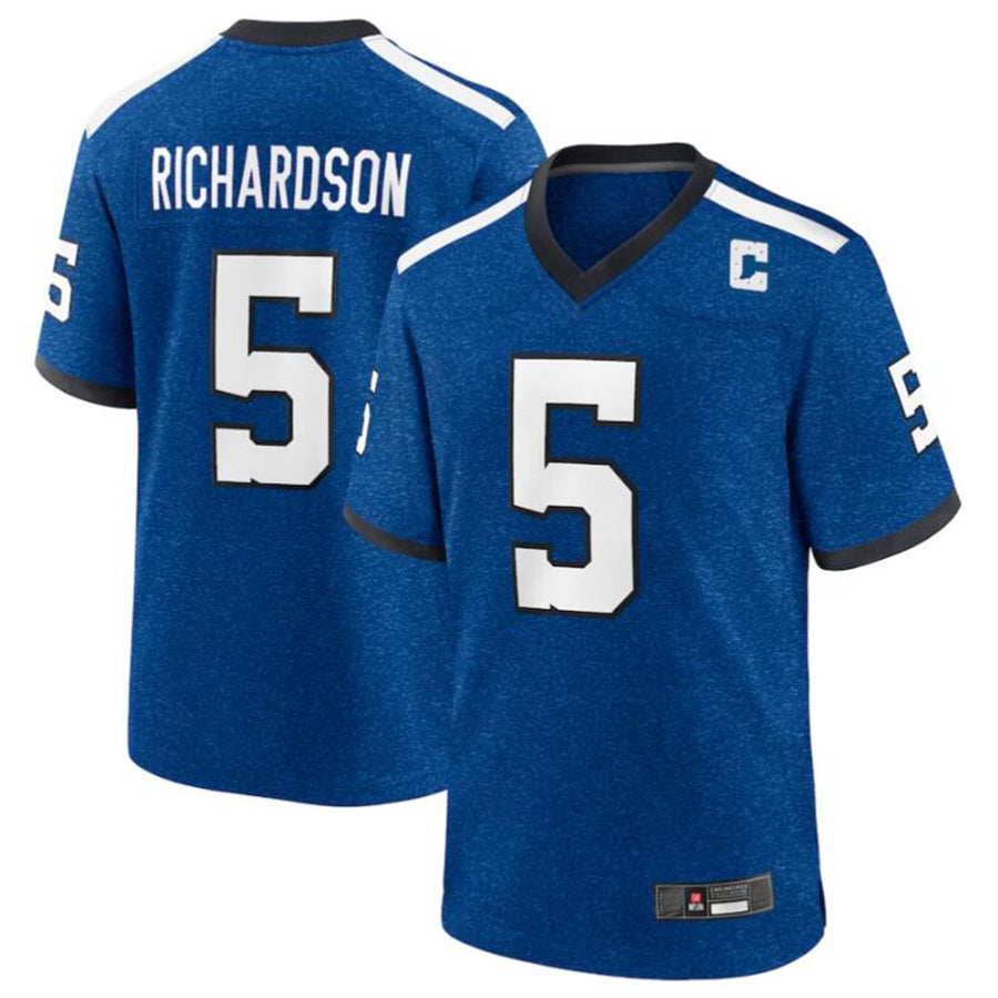 Cooneas IN.Colts #5 Anthony Richardson Royal Indiana Nights Alternate Game Jersey American Stitched Jerseys