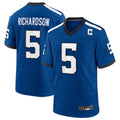 Cooneas IN.Colts #5 Anthony Richardson Royal Indiana Nights Alternate Game Jersey American Stitched Jerseys