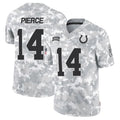 Cooneas IN.Colts #14 Alec Pierce Player Arctic Camo Salute to Service Limited Stitched Jerseys
