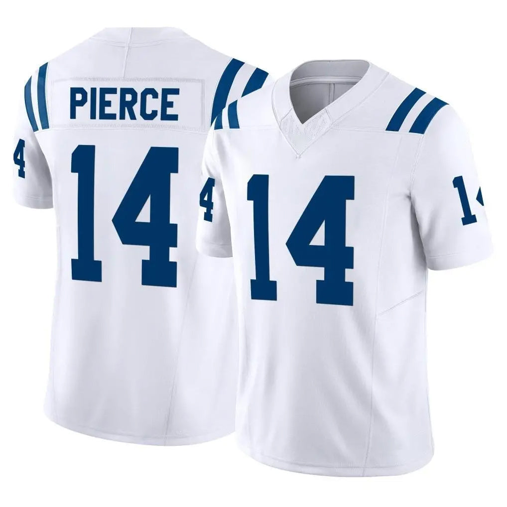 Cooneas IN.Colts #14 Alec Pierce Player White Limited Vapor F.U.S.E. Home Game Stitched Jerseys