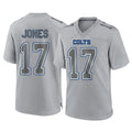 Cooneas IN.Colts #17 Daniel Jones Player Gray Atmosphere Fashion Home Game Stitched Jerseys