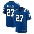Cooneas IN.Colts #27 Justin Walley Player Royal Alternate Indiana Nights Home Game Stitched Jerseys