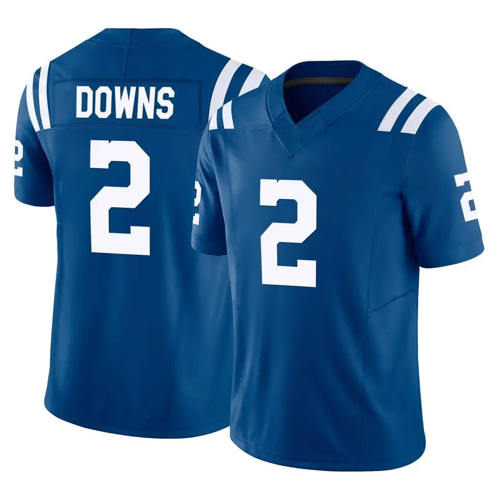 Cooneas IN.Colts #2 Josh Downs Player Royal Limited Vapor F.U.S.E. Home Game Stitched Jerseys