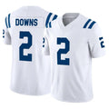 Cooneas IN.Colts #2 Josh Downs Player White Limited Vapor F.U.S.E. Home Game Stitched Jerseys